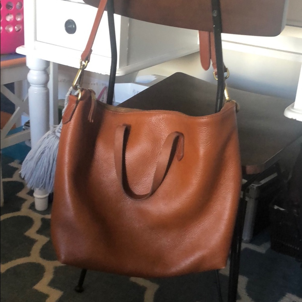 Madewell large zip transport bag